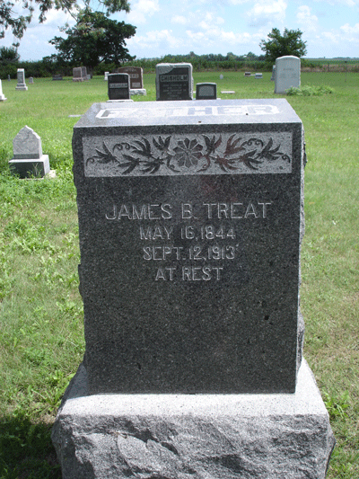 James B Treat Headstone