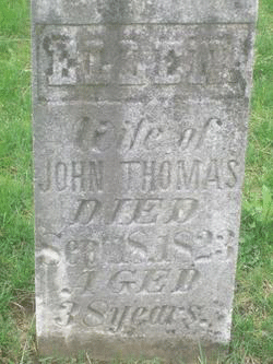Ellen Thomas Headstone