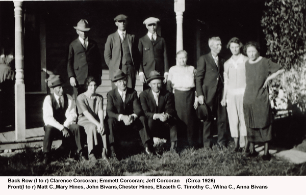 Bivans and Corcoran Photograph circa 1926