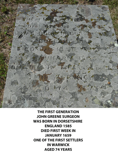John Greene Headstone