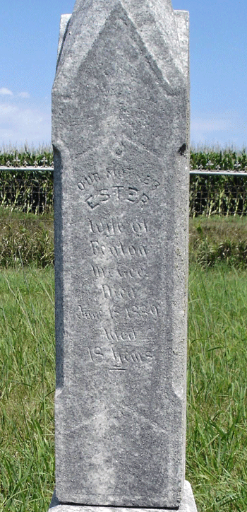 Esther Ohlinger Headstone
