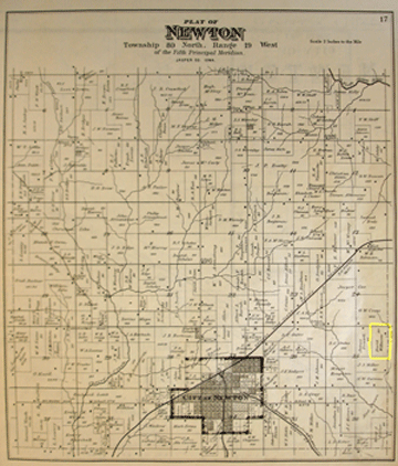 Newton Iowa Map
