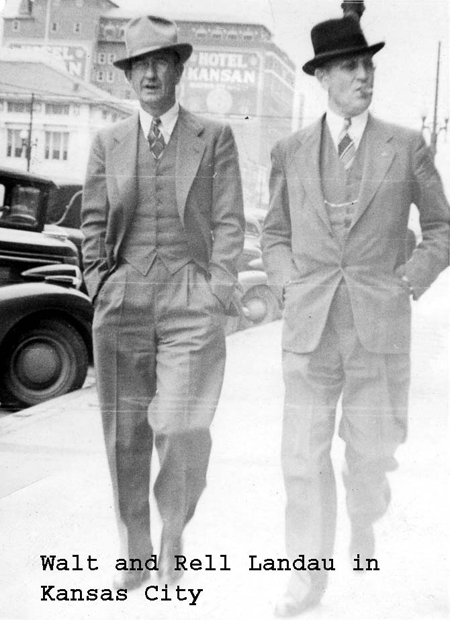 Walt McGee and Rell Landau Photograph