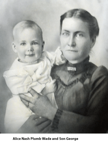 Alice Plumb Wade and son George