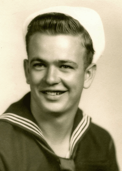 David McGee WWII Navy Uniform