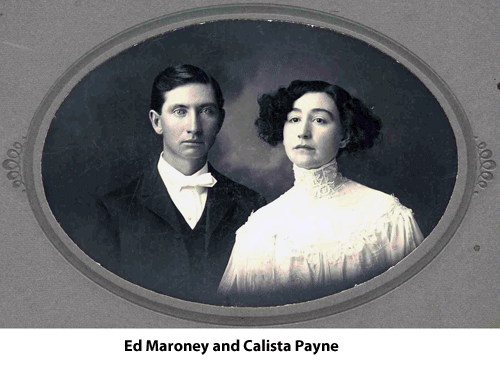 Ed Maroney and Calista Payne Photograph